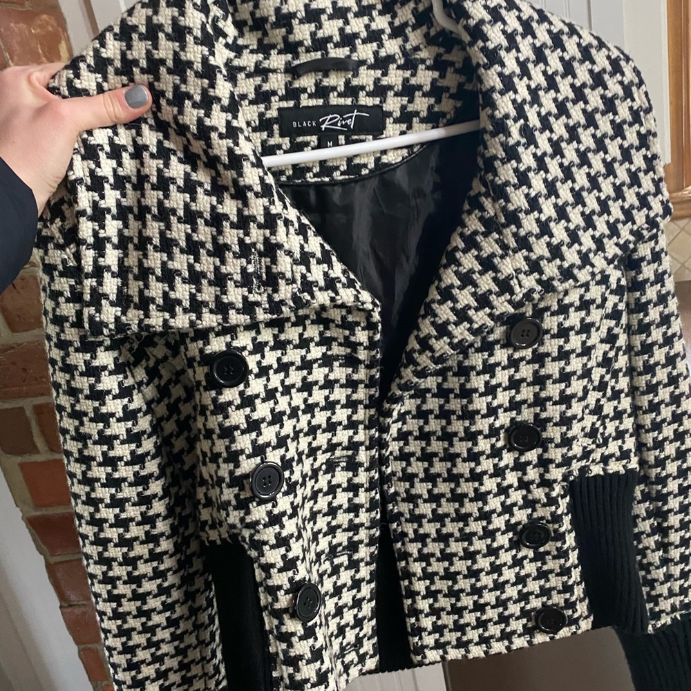 Houndstooth black/white jacket - Picture 2 of 2